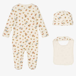 Ralph Lauren-Кремовый комплект с комбинезоном из хлопка | Childrensalon Outlet