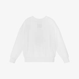 Ralph Lauren-Кремовый хлопковый спортивный пуловер для девочек | Childrensalon Outlet