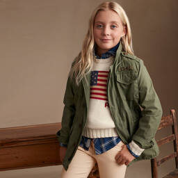 Polo Ralph Lauren-Girls Ivory Skinny Jeans | Childrensalon Outlet