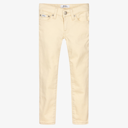 Polo Ralph Lauren-Girls Ivory Skinny Jeans | Childrensalon Outlet
