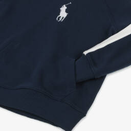 Ralph Lauren-Уютный худи в морском стиле для девочек | Childrensalon Outlet