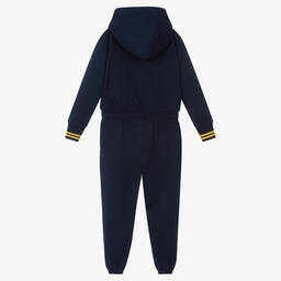Поло Ralph Lauren-Синий комбинезон с капюшоном для девочек | Childrensalon Outlet
