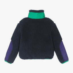 Ralph Lauren-Синяя плюшевая куртка для девочек | Childrensalon Outlet