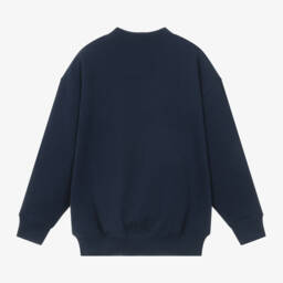 Ralph Lauren-Синий хлопковый свитшот 1967 Varsity для девочек | Childrensalon Outlet
