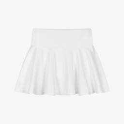 Ralph Lauren-Girls Off-White Flounce Skort | Childrensalon Outlet