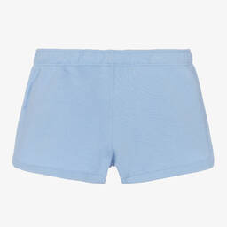 Ralph Lauren-Girls Pale Blue Jersey Shorts | Childrensalon Outlet