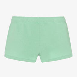 Ralph Lauren-Girls Pale Green Jersey Shorts | Childrensalon Outlet
