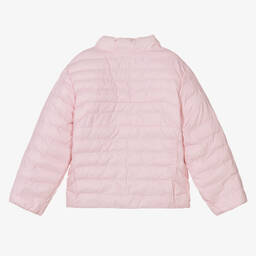 رالف لورين-جاكيت بوجهين وطبعة ورود لون كحلي وزهري للبنات | Childrensalon Outlet