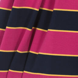 Ralph Lauren-Girls Pink & Blue Stripe Cotton Dress | Childrensalon Outlet