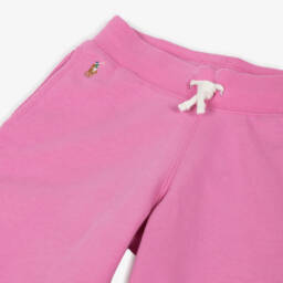 Ralph Lauren-Girls Pink Comfy Wide-Leg Trousers | Childrensalon Outlet