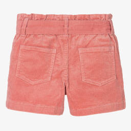 Polo Ralph Lauren-Girls Pink Corduroy Shorts | Childrensalon Outlet