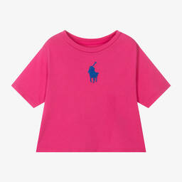 Ralph Lauren-Розовая хлопковая футболка | Childrensalon Outlet
