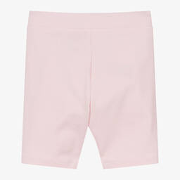 Ralph Lauren-Girls Pink Cotton Cycling Shorts | Childrensalon Outlet