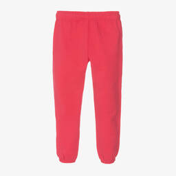 Ralph Lauren-Girls Pink Cotton Joggers | Childrensalon Outlet