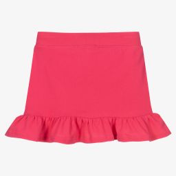 Polo Ralph Lauren-Girls Pink Cotton Piqué Skort | Childrensalon Outlet