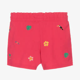 Ralph Lauren-Розовые хлопковые шорты с вышивкой | Childrensalon Outlet