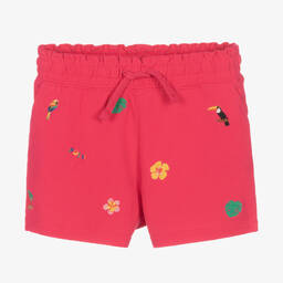 Ralph Lauren-Розовые хлопковые шорты с вышивкой | Childrensalon Outlet