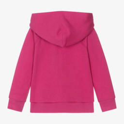 رالف لورين-هودي بنقشة حصان قطن لون زهري للبنات | Childrensalon Outlet