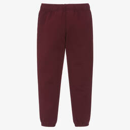 Ralph Lauren-جوغرز قطن جيرسي لون أحمر برغندي للبنات | Childrensalon Outlet