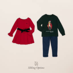 Ralph Lauren-Girls Scarlet Jersey Dress | Childrensalon Outlet