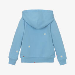 Ralph Lauren-Girls Soft Blue Daisies Sweatshirt | Childrensalon Outlet