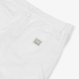 Ralph Lauren-بنطلون أبيض ناعم للبنات | Childrensalon Outlet