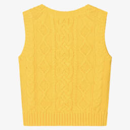 Ralph Lauren-Солнечный хлопковый вязаный жилет для девочек | Childrensalon Outlet
