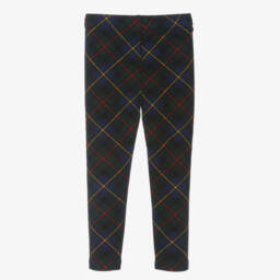 رالف لورين-ليقنز تارتان قطن لون أخضر للبنات | Childrensalon Outlet