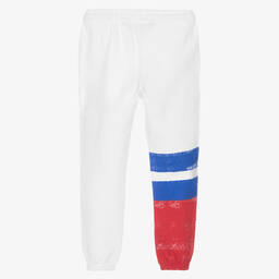 Polo Ralph Lauren-جوغرز قطن جيرسي لون أبيض للبنات | Childrensalon Outlet
