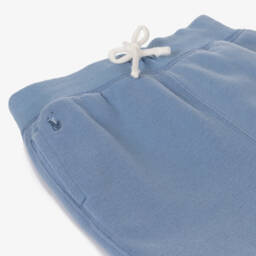 Ralph Lauren-بنطلون رياضي بأرجل واسعة قطن جيرسي لون أزرق للبنات | Childrensalon Outlet