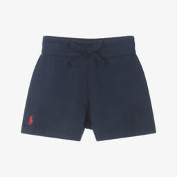 Ralph Lauren-Little Gentleman's Azure Knit Shorts | Childrensalon Outlet