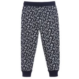 Polo Ralph Lauren-جوغرز قطن جيرسي لون كحلي وأبيض للبنات | Childrensalon Outlet