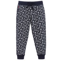 Polo Ralph Lauren-جوغرز قطن جيرسي لون كحلي وأبيض للبنات | Childrensalon Outlet