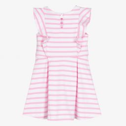 Ralph Lauren-Pink & White Striped Dress | Childrensalon Outlet