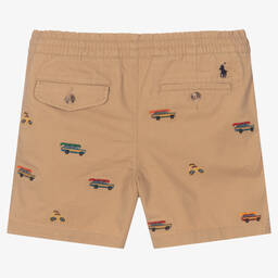 Polo Ralph Lauren-Teen Boys Beige Chino Shorts | Childrensalon Outlet