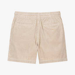 Ralph Lauren-Teen Boys Beige Cotton Corduroy Shorts | Childrensalon Outlet