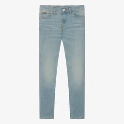 Ralph Lauren-Teen Boys Blue Denim Skinny Jeans | Childrensalon Outlet