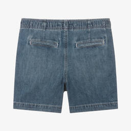 Поло Ralph Lauren-Синие джинсовые шорты без застежки | Childrensalon Outlet