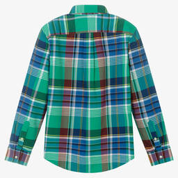 Polo Ralph Lauren-Teen Boys Cotton Tartan Shirt | Childrensalon Outlet