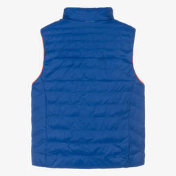 Ralph Lauren-Teen Boys Green Reversible Puffer Gilet | Childrensalon Outlet