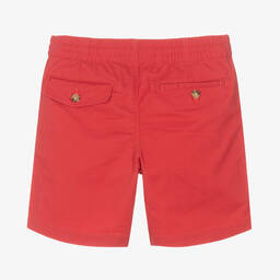 Polo Ralph Lauren-Teen Boys Red Twill Logo Shorts | Childrensalon Outlet