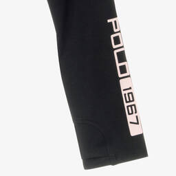 Polo Ralph Lauren-Teen Girls Black Sports Top | Childrensalon Outlet