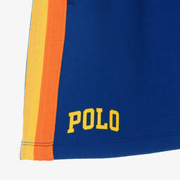 Polo Ralph Lauren-تنورة تينز بناتي قطن جيرسي لون أزرق | Childrensalon Outlet