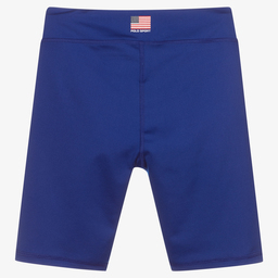 Поло Ralph Lauren-Синие велосипедные шорты для девочек-подростков | Childrensalon Outlet