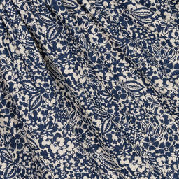 رالف لورين-فستان تينز بناتي قطن لون كحلي بطبعة ورود | Childrensalon Outlet