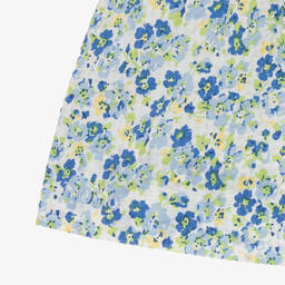 Ralph Lauren-Teen Girls Blue Floral Print Cotton Dress | Childrensalon Outlet