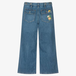 Ralph Lauren-Голубые джинсы с вышивкой | Childrensalon Outlet
