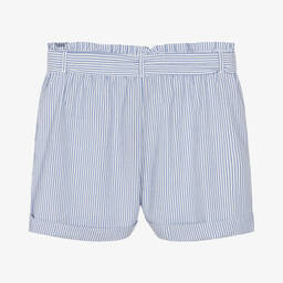 Ralph Lauren-Голубые хлопковые шорты в полоску | Childrensalon Outlet
