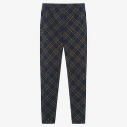 رالف لورين-ليقنز تارتان قطن لون كحلي للمراهقات | Childrensalon Outlet