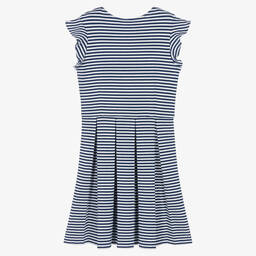 Ralph Lauren-Teen Girls Blue & White Stripe Dress | Childrensalon Outlet